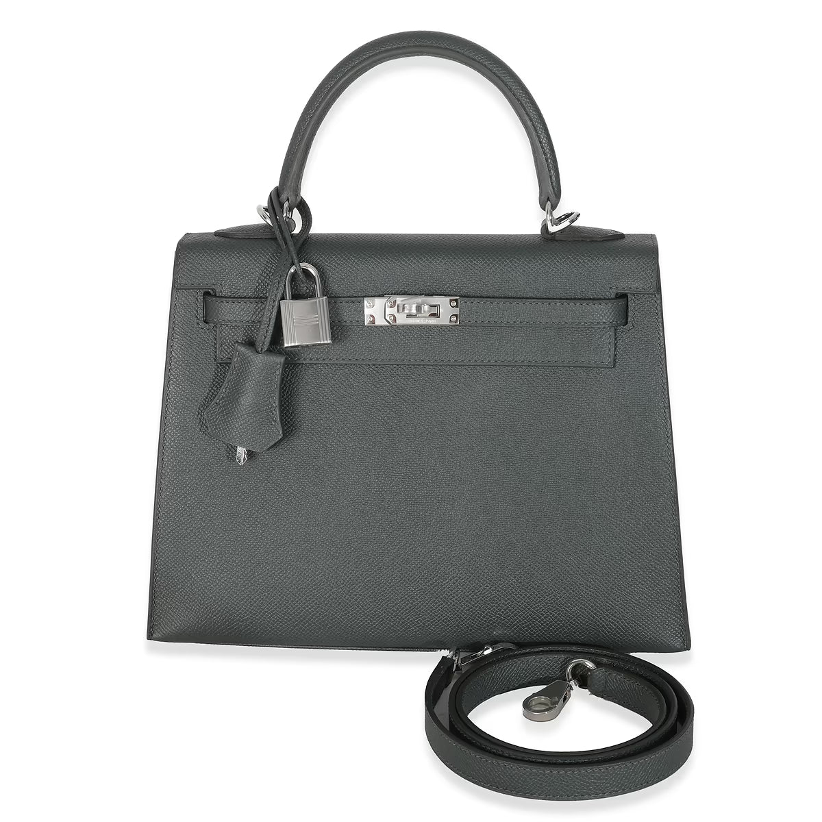 2025 Hermès Vert Mangrove Epsom Sellier Kelly 25 PHW