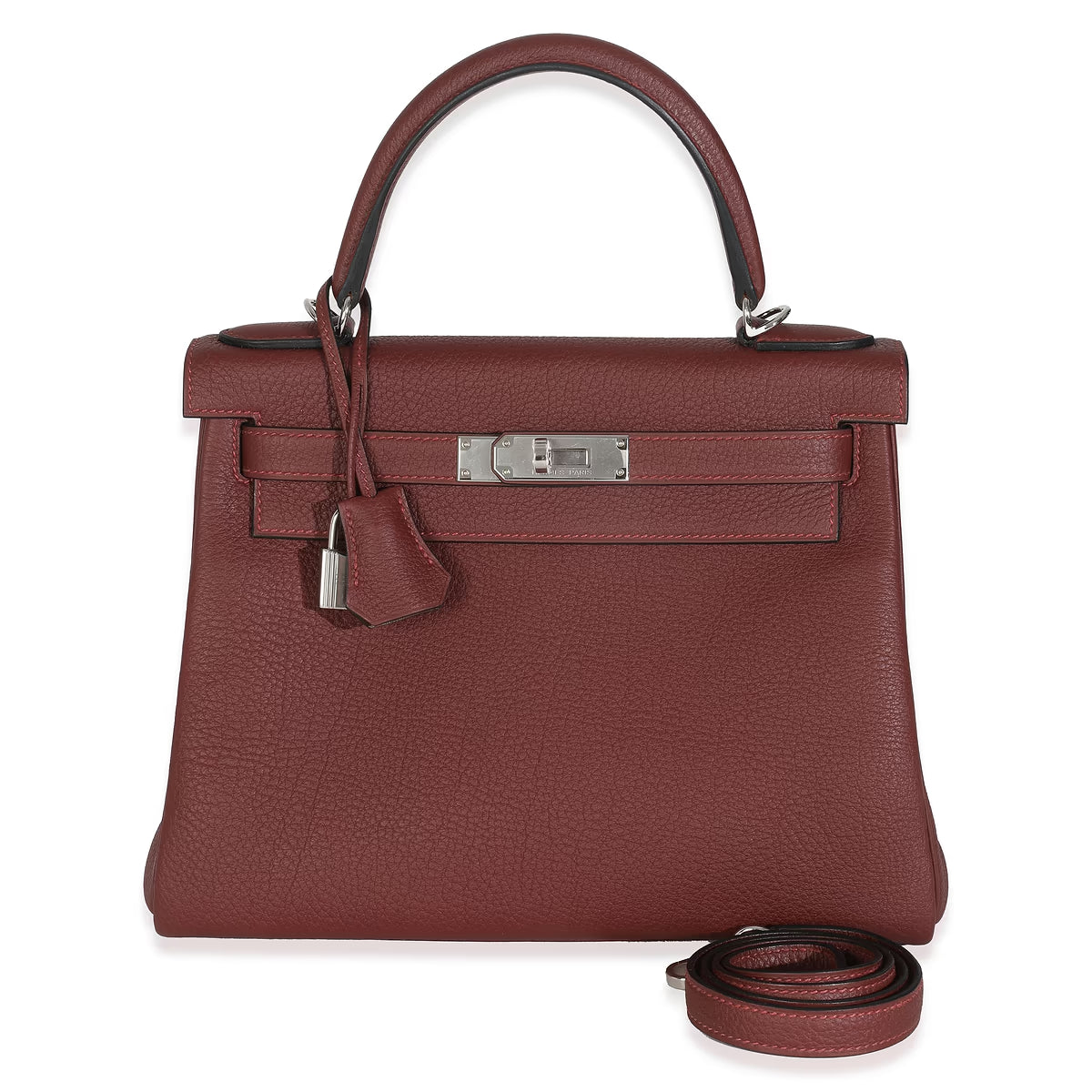 2025 Hermès Rouge H Togo Retourne Kelly 28 PHW