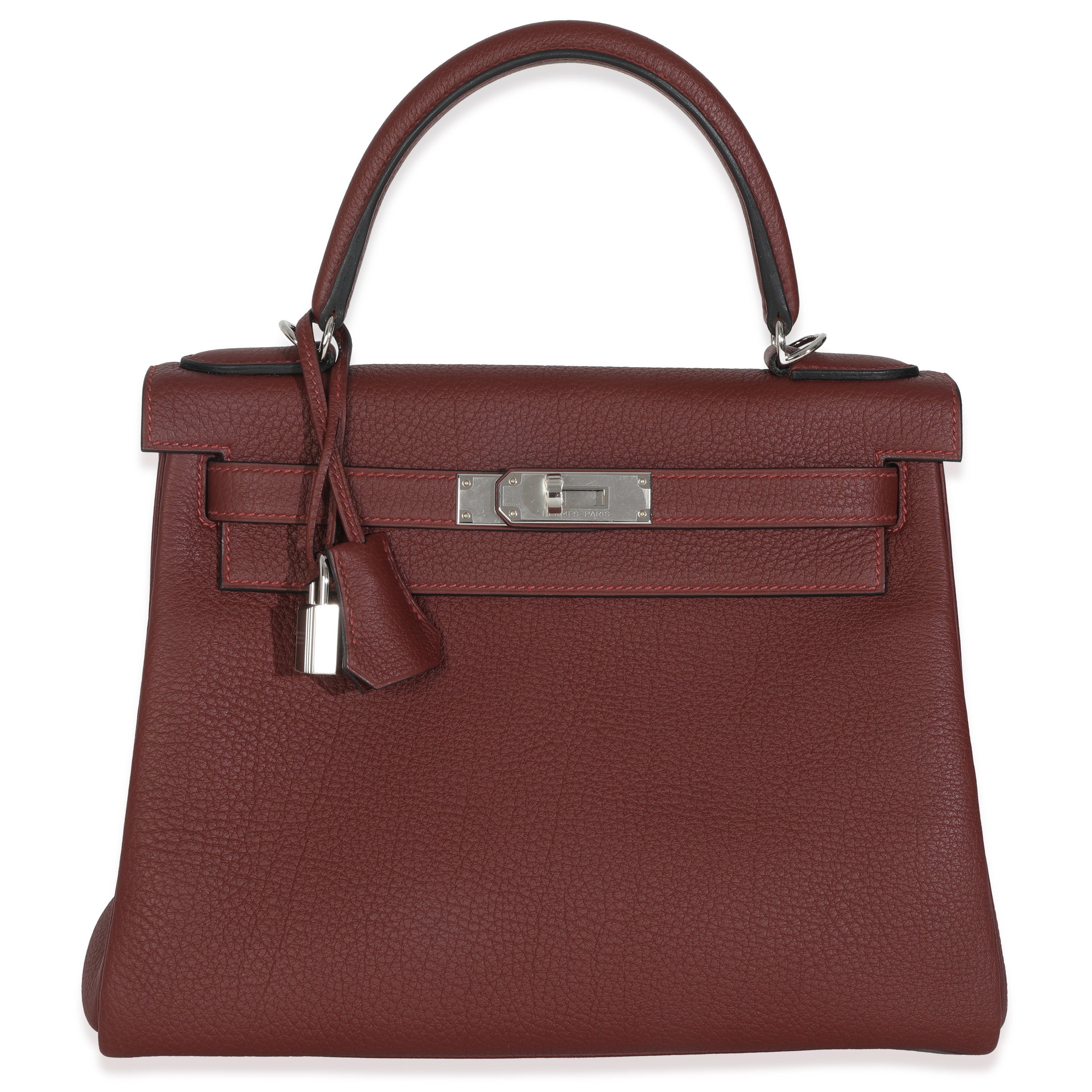 2025 Hermès Rouge H Togo Retourne Kelly 28 PHW