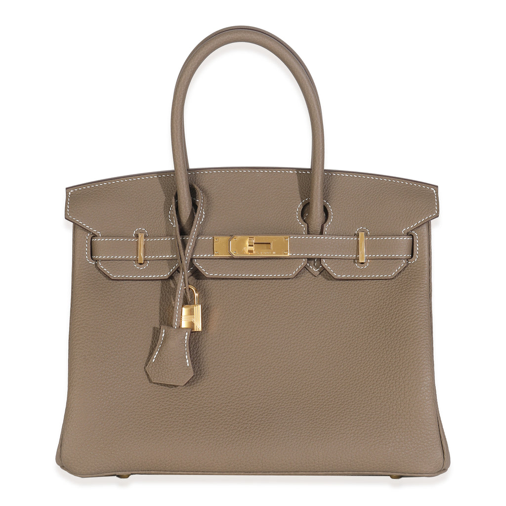 2023 Hermès Etoupe Togo Retourne Birkin 30 GHW