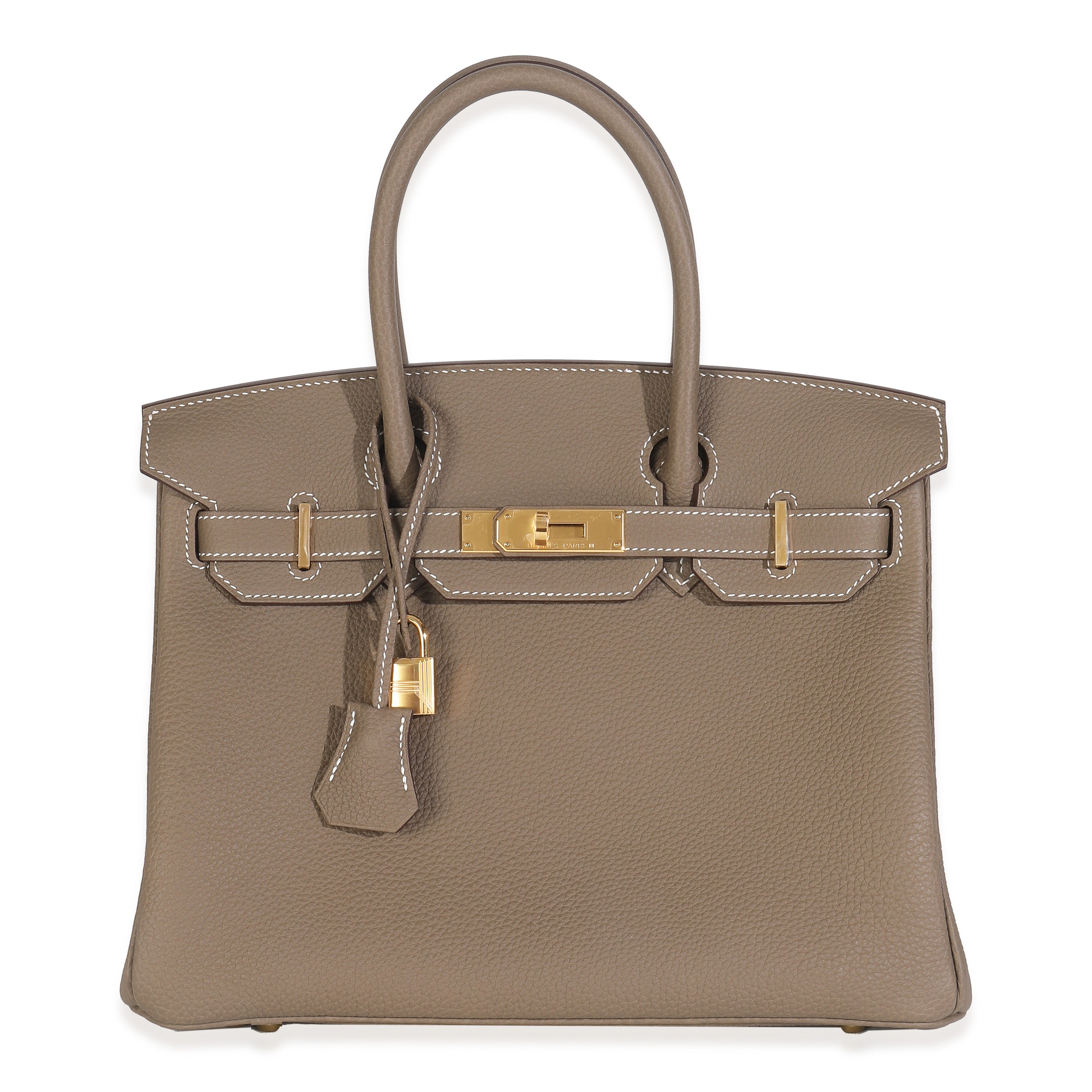 2023 Hermès Etoupe Togo Retourne Birkin 30 GHW