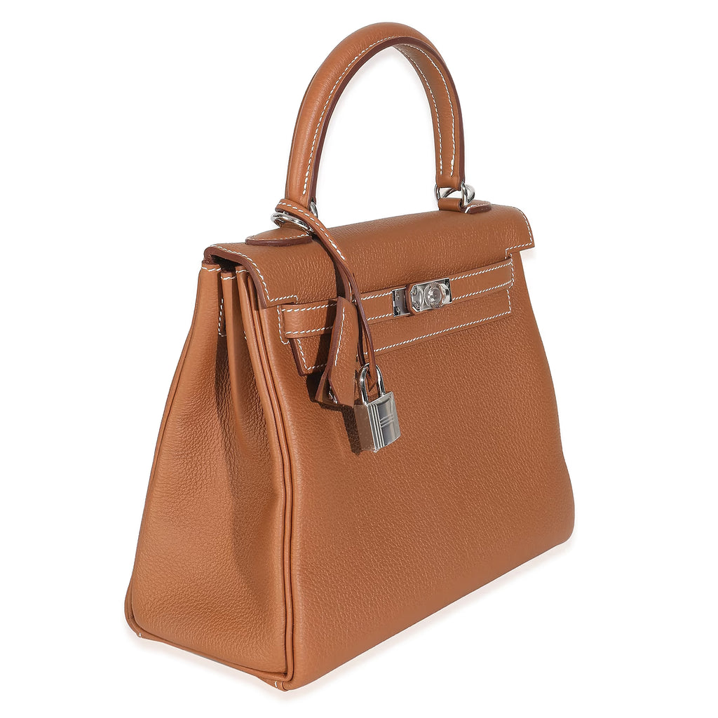 2025 Hermès Gold Togo Retourne Kelly 25 PHW