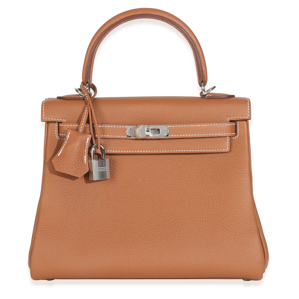 2025 Hermès Gold Togo Retourne Kelly 25 PHW