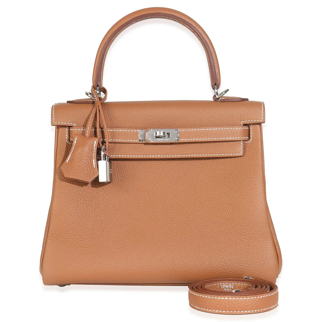 2025 Hermès Gold Togo Retourne Kelly 25 PHW