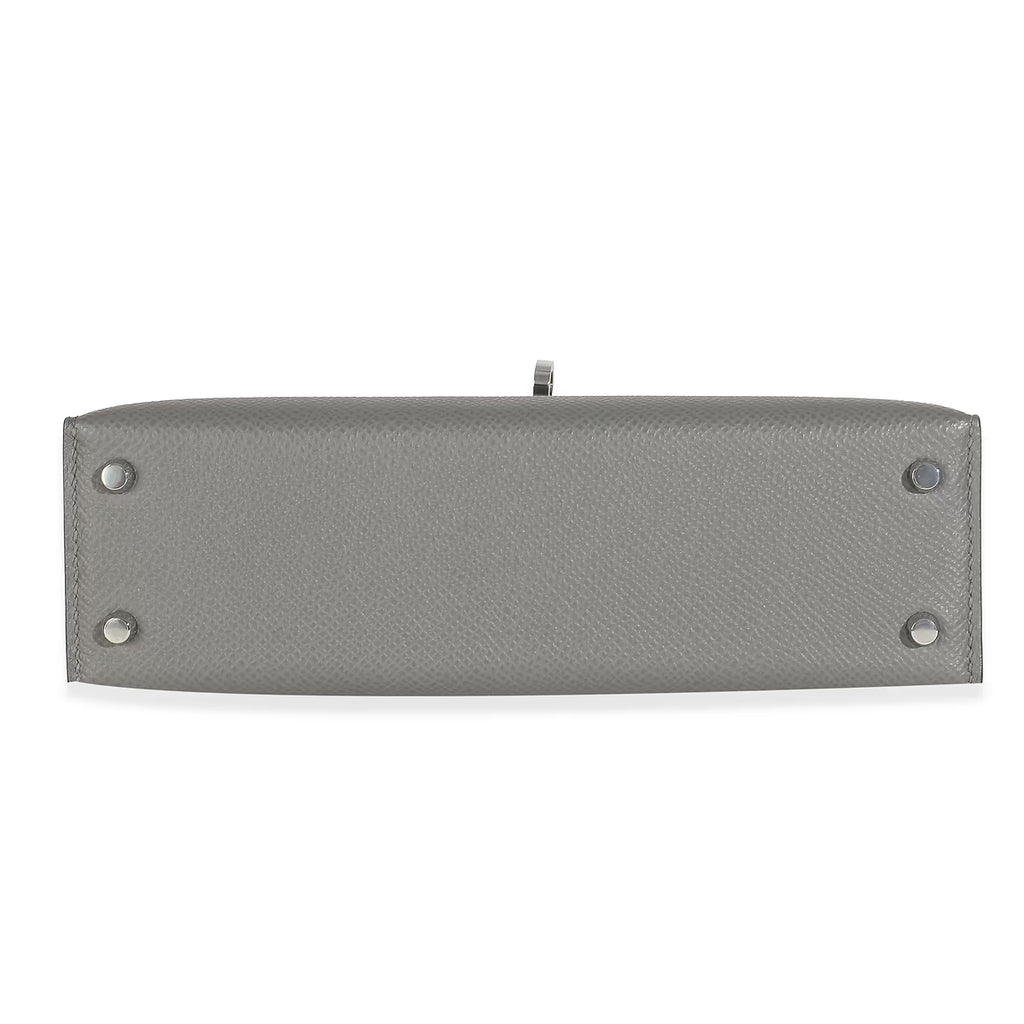 2024 Hermès Gris Meyer Epsom Mini Kelly 20 PHW