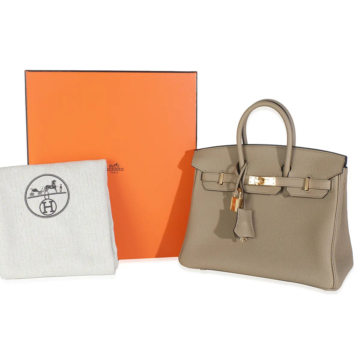 2024 Hermès Beige Marfa Togo Birkin 25 GHW