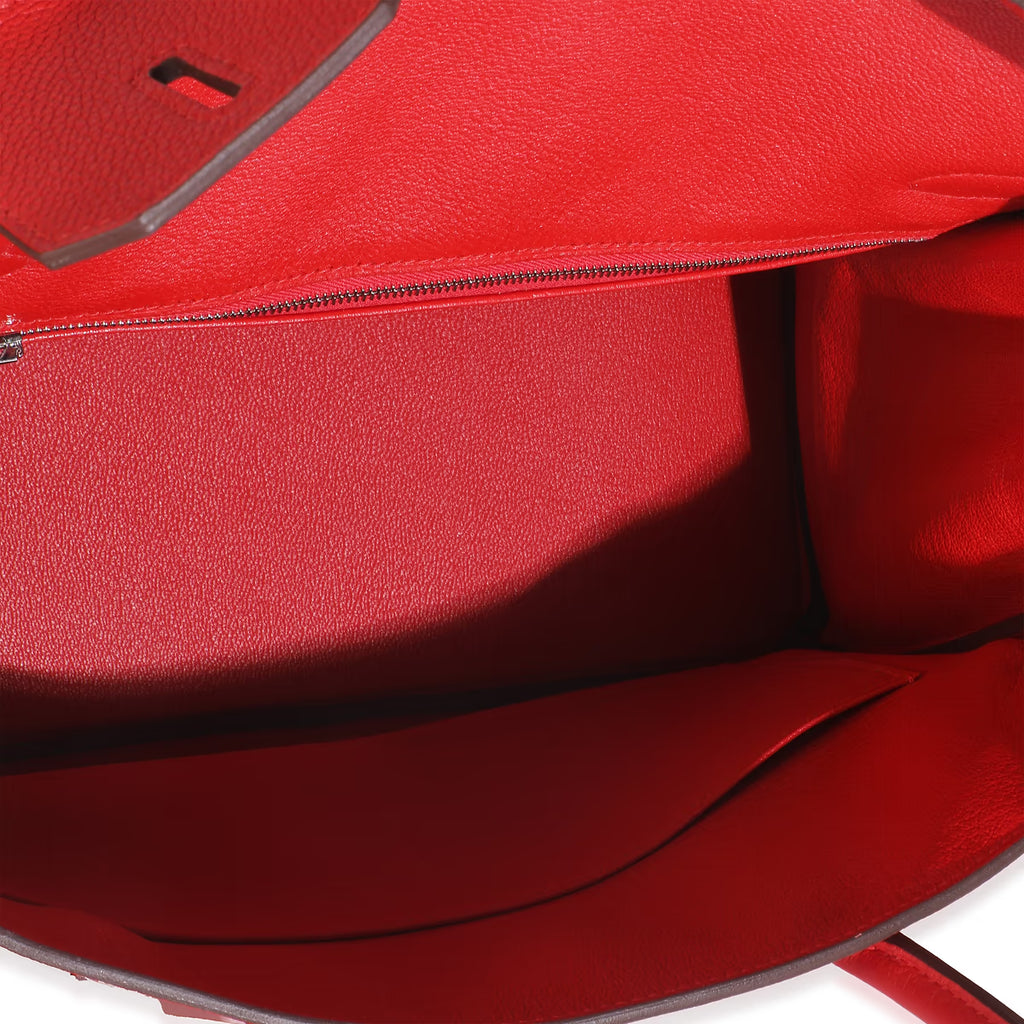 2020 Hermès Rouge Radieux Birkin 25 PHW
