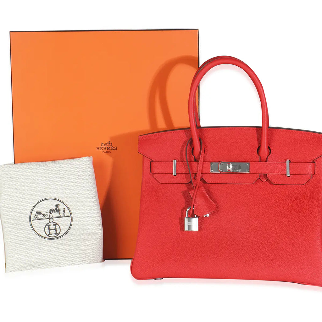 2020 Hermès Rouge Radieux Birkin 25 PHW