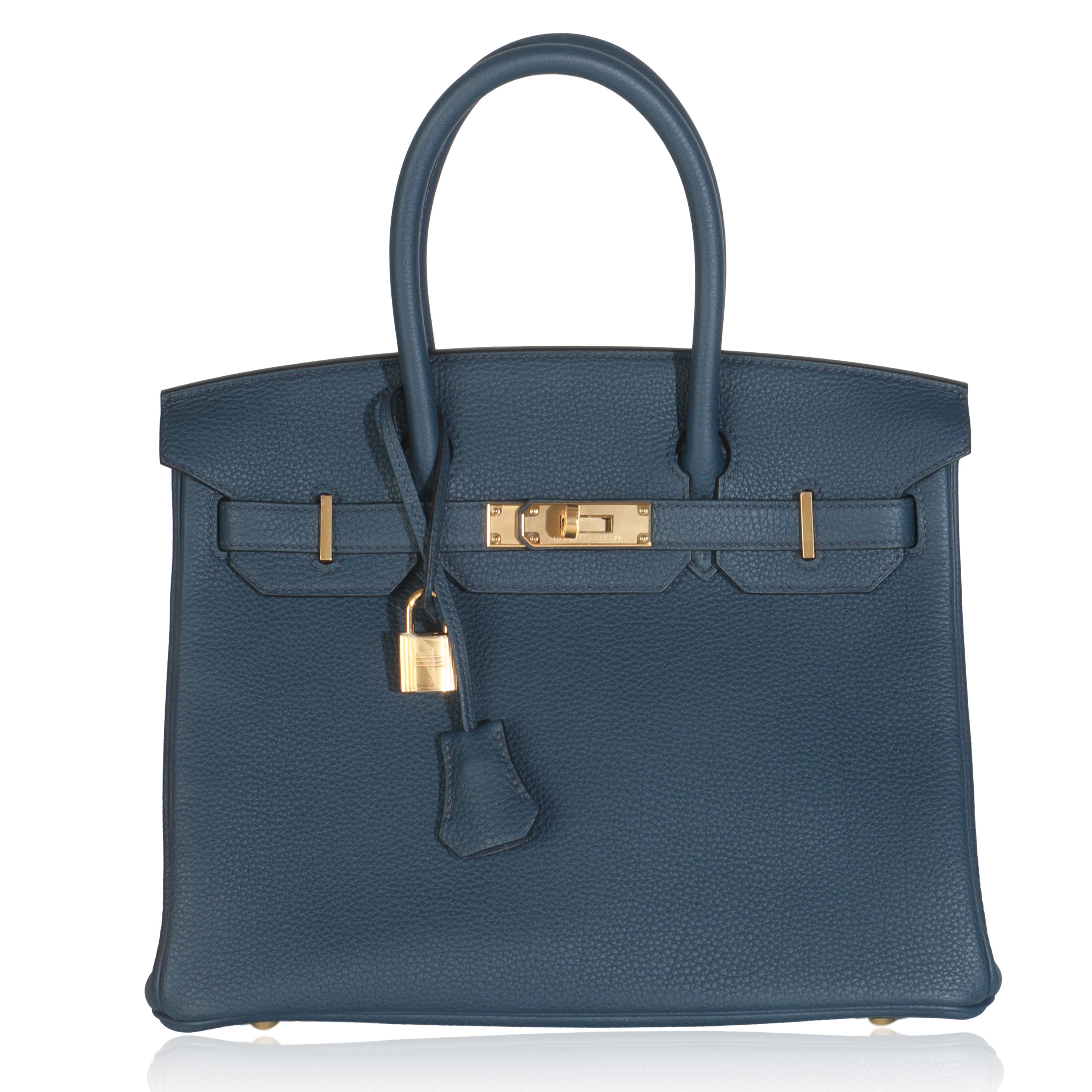2024 Hermès Bleu de Prusse Togo Birkin 30 GHW
