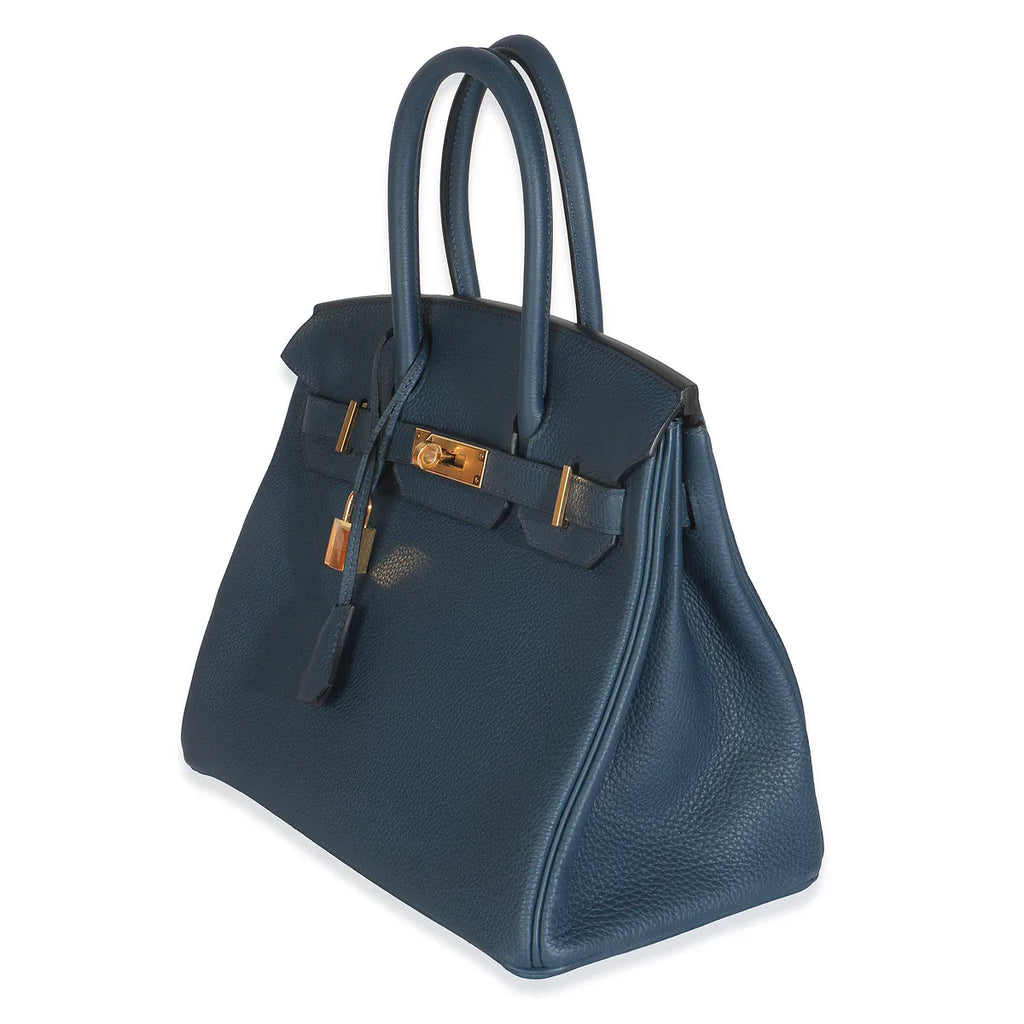 2024 Hermès Bleu de Prusse Togo Birkin 30 GHW