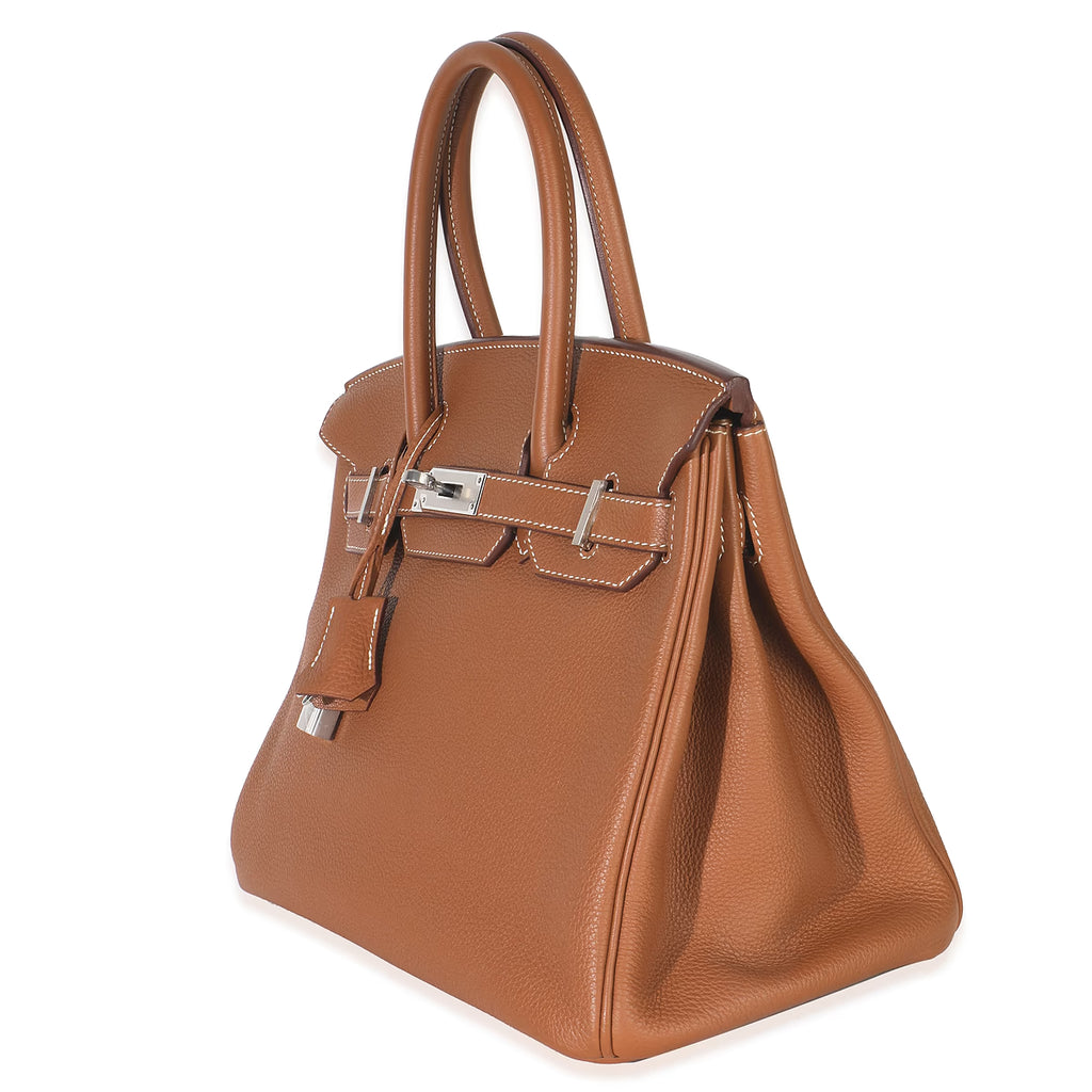 2020 Hermès Gold Togo Birkin 30 PHW
