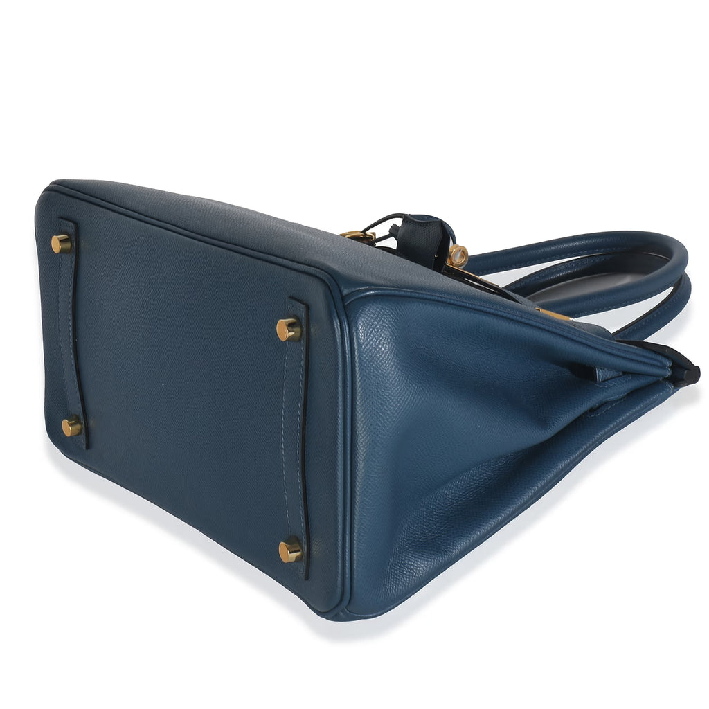 2020 Hermès Deep Blue Epsom Birkin 30 GHW