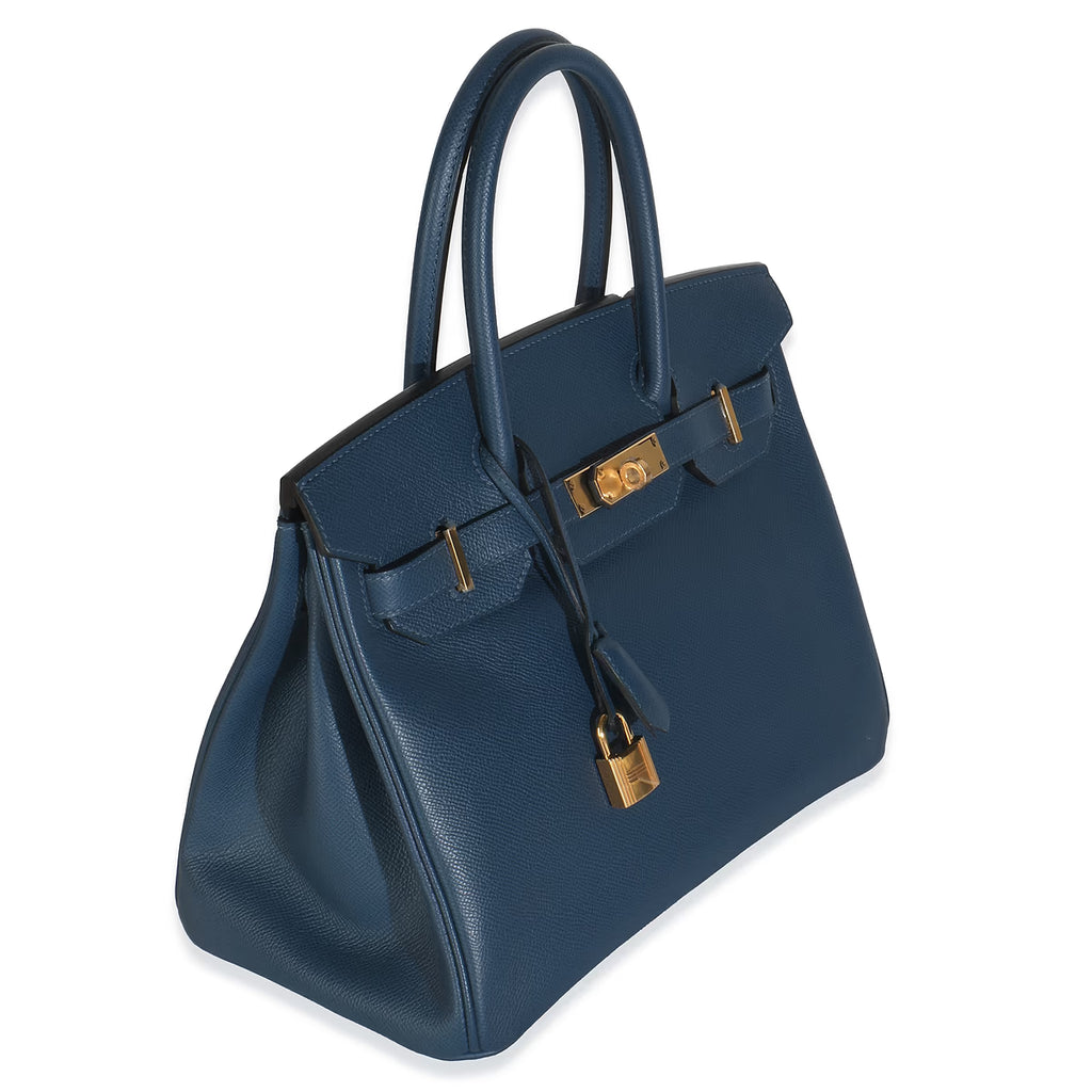 2020 Hermès Deep Blue Epsom Birkin 30 GHW