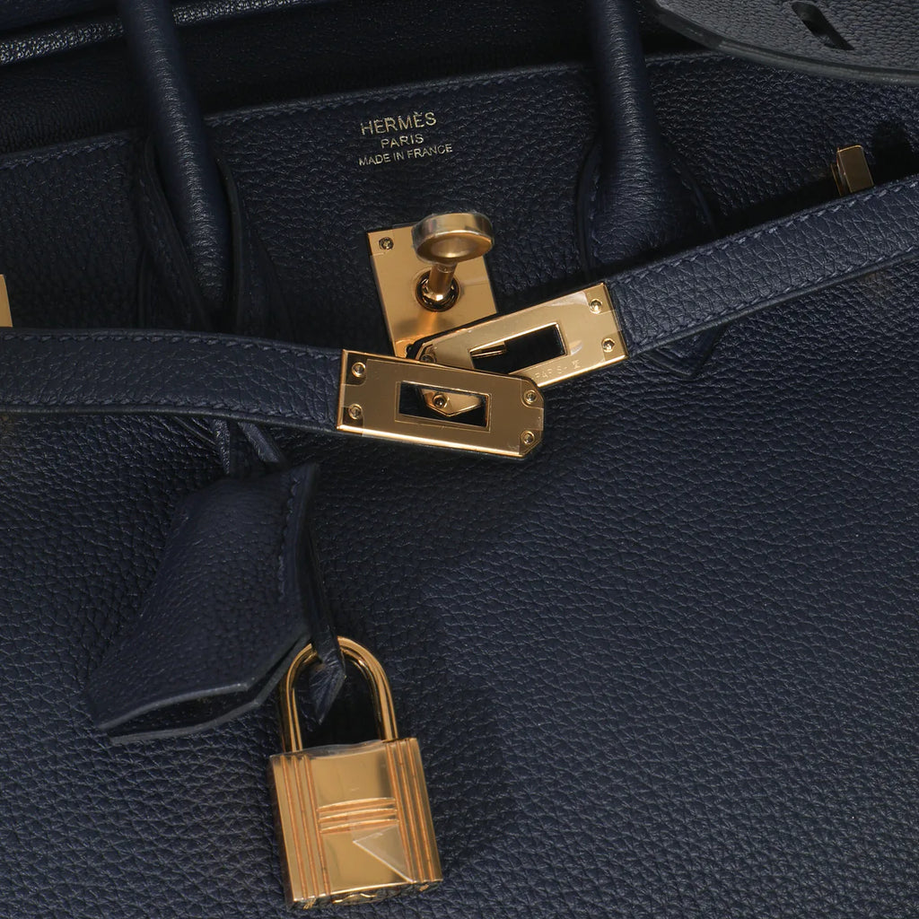 2017 Hermès Bleu Nuit Togo Birkin 25 GHW