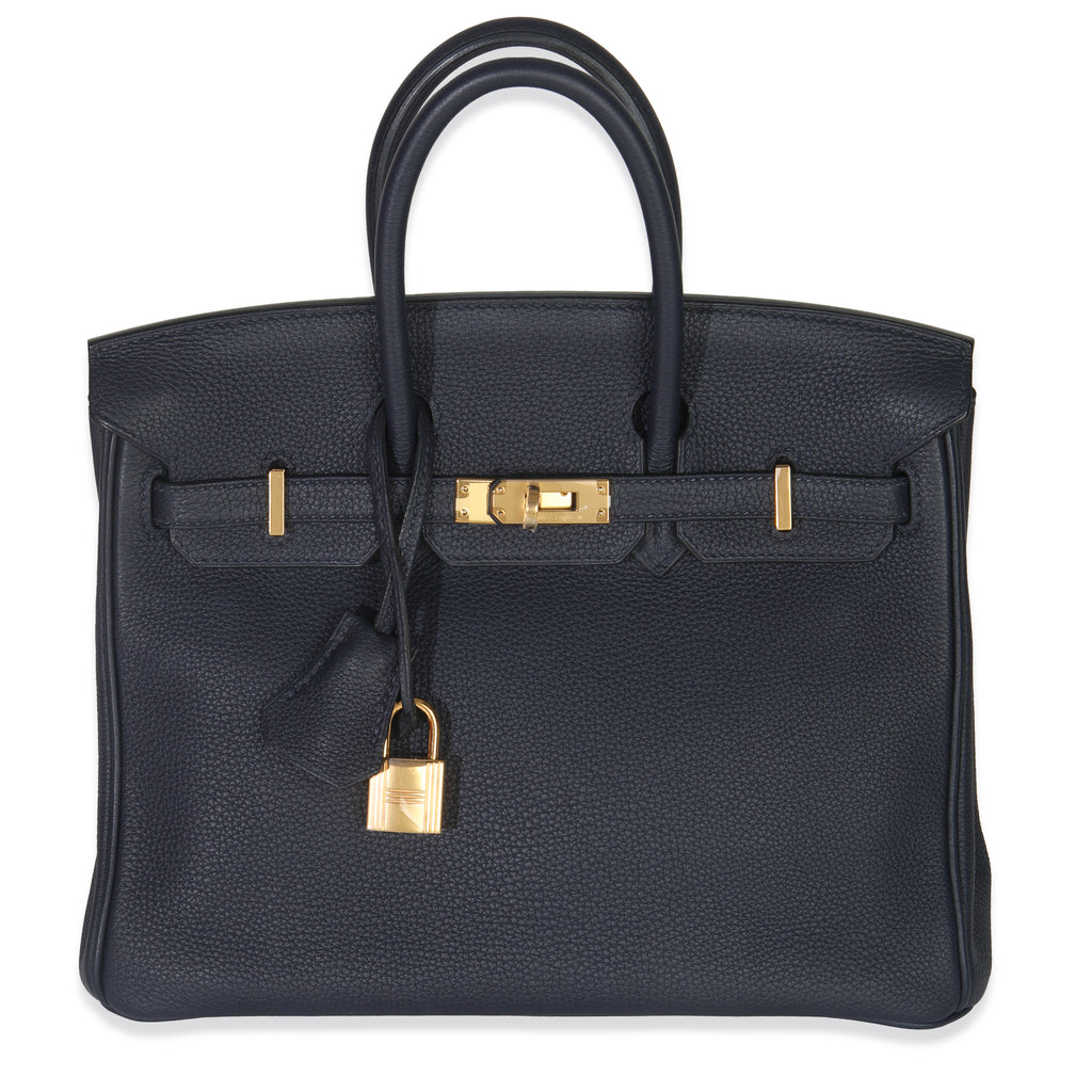 2017 Hermès Bleu Nuit Togo Birkin 25 GHW