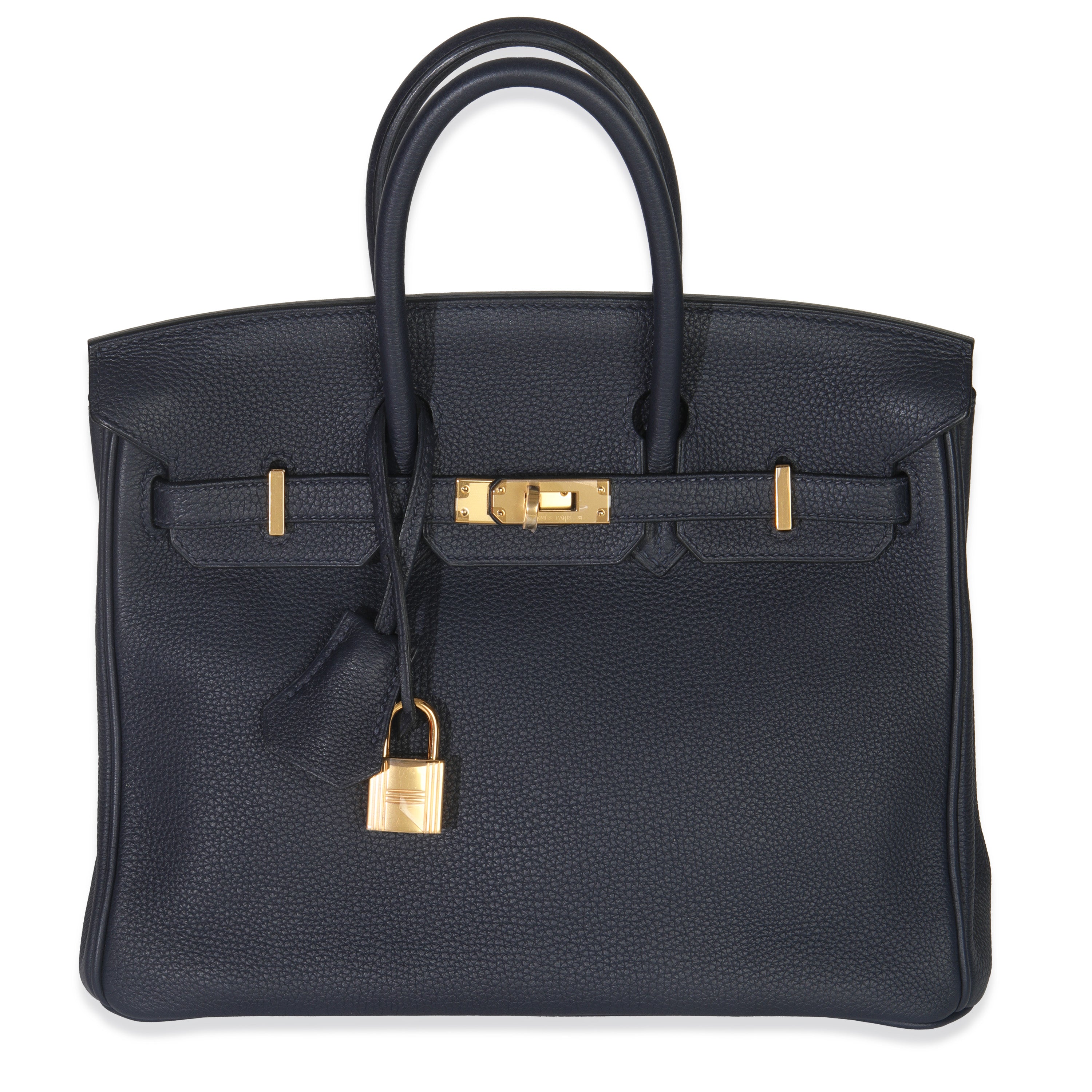2017 Hermès Bleu Nuit Togo Birkin 25 GHW