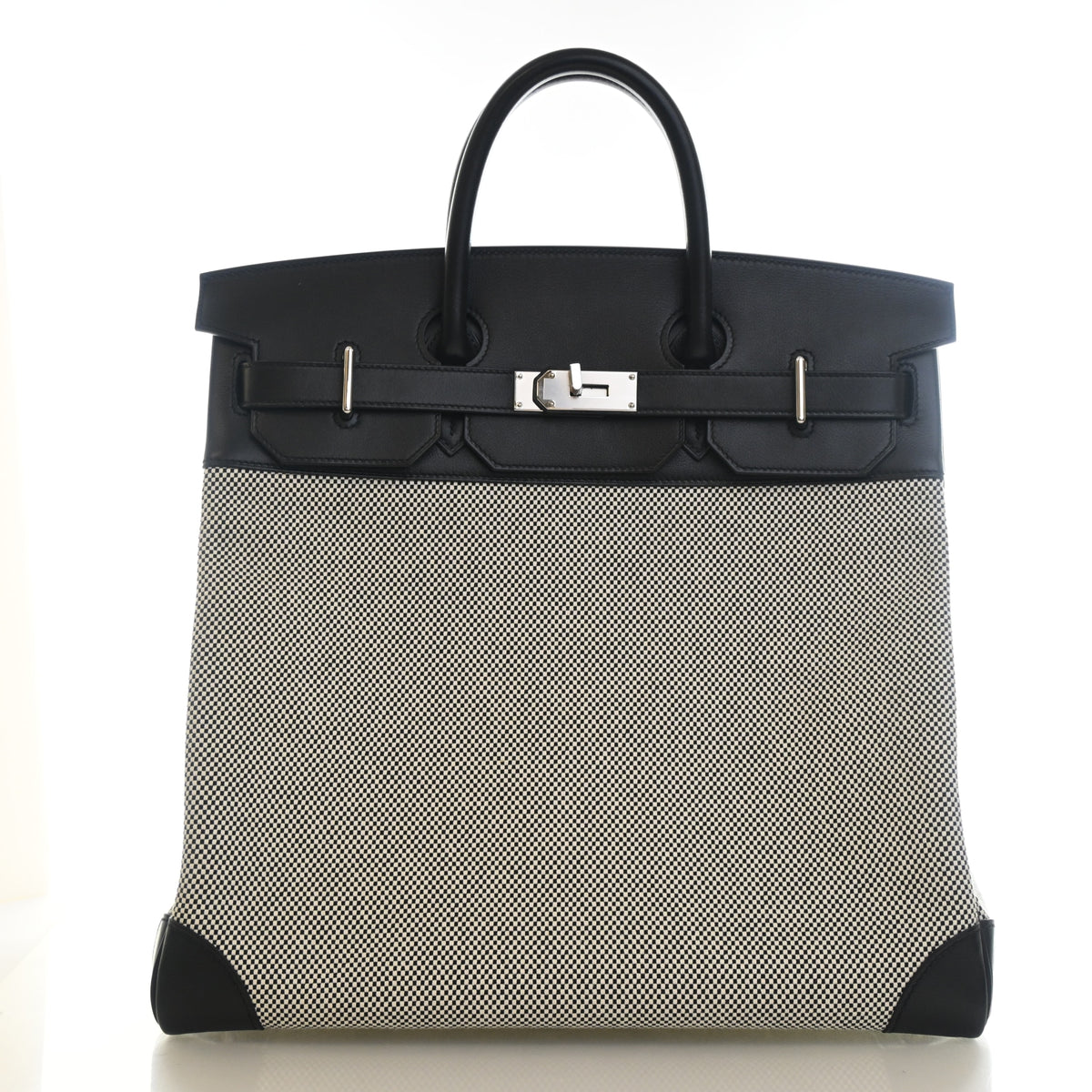 Hermès Noir Criss Cross Toile HAC Birkin 40 (PHW | 2022)