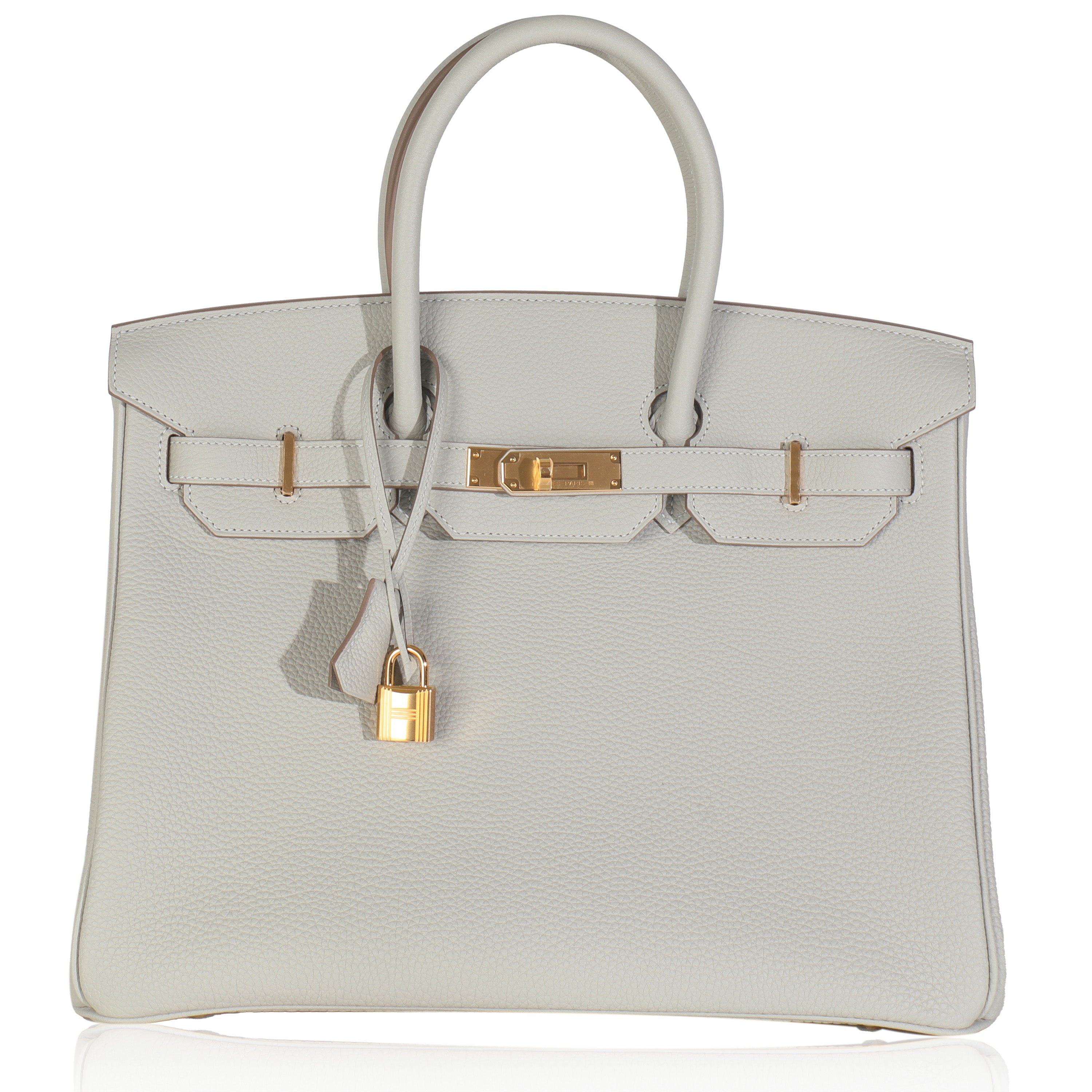 2023 Hermès Gris Neve Togo Birkin 35 GHW