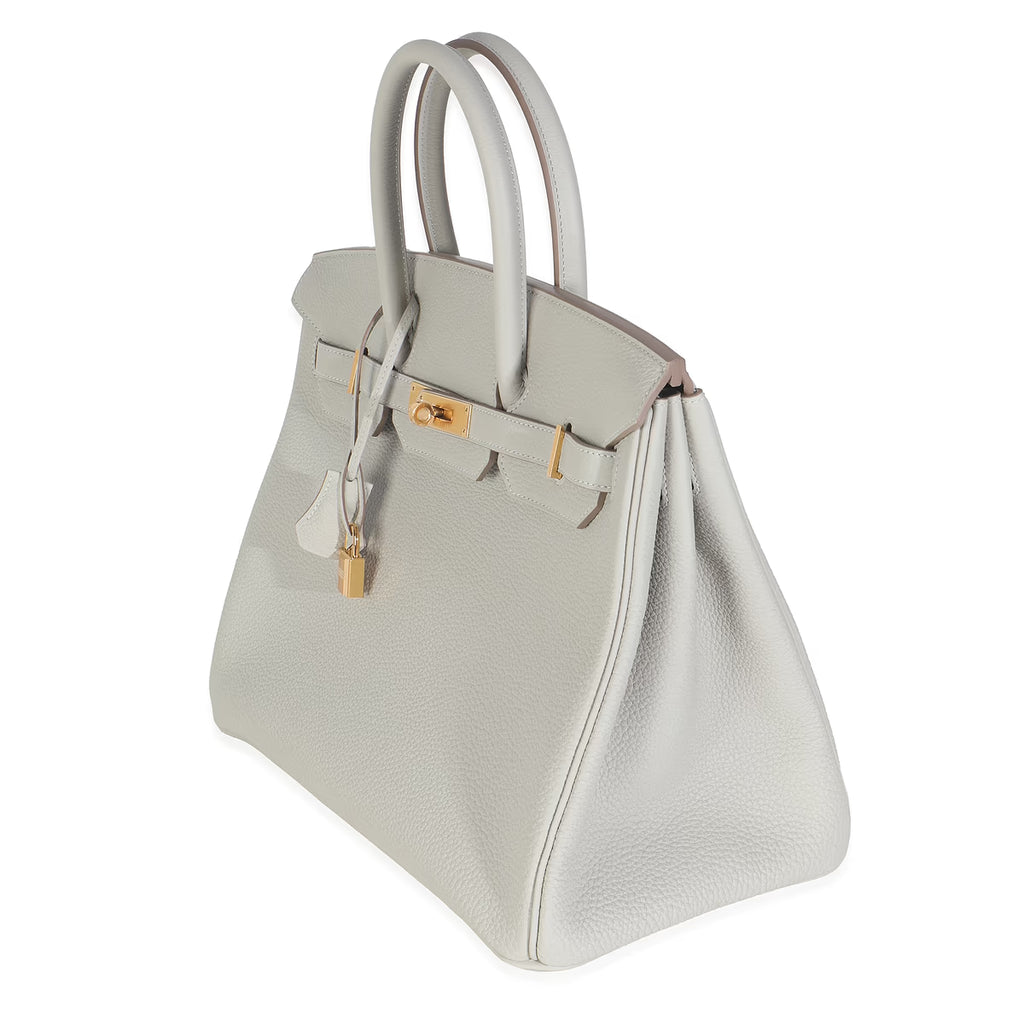 2023 Hermès Gris Neve Togo Birkin 35 GHW