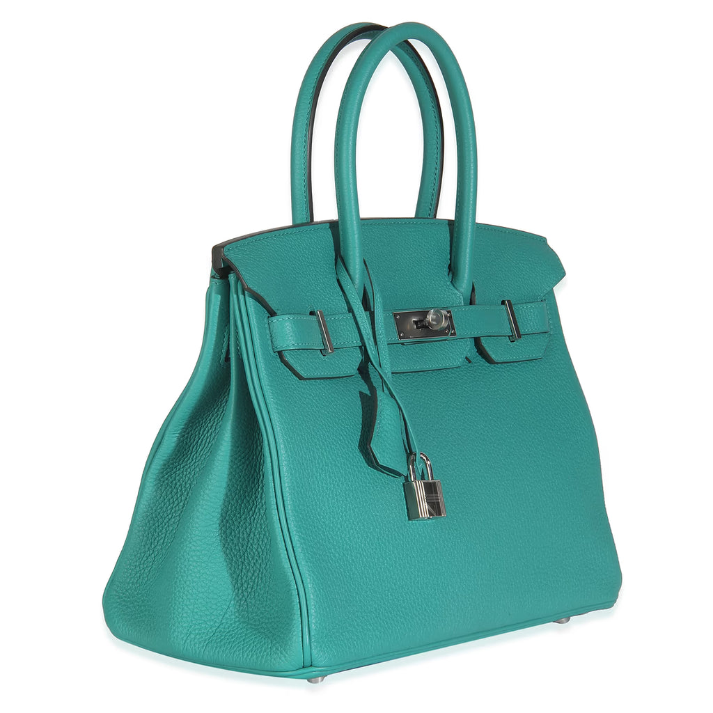2019 Hermès Vert Verone Togo Birkin 30 PHW
